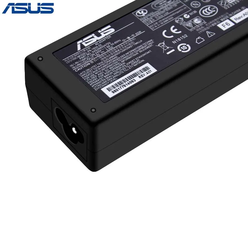 Для Asus 19 V 3,42 A 65 W 5,5*2,5mm PA-1650-02 AC Оригинальное Универсальное зарядное устройство адаптер для ноутбуков Asus US/EU зарядное устройство