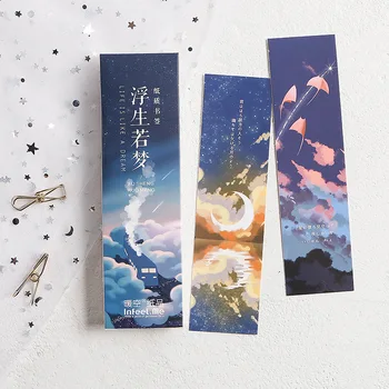 30 Pcs/Set Life Is Like Dream Paper Bookmark Cartoon Girl Book Holder Message Card Gift Stationery
30 Pcs/Set Life Is Like Dream Paper Bookmark Cartoon Girl Book Holder Message Card Gift Stationery