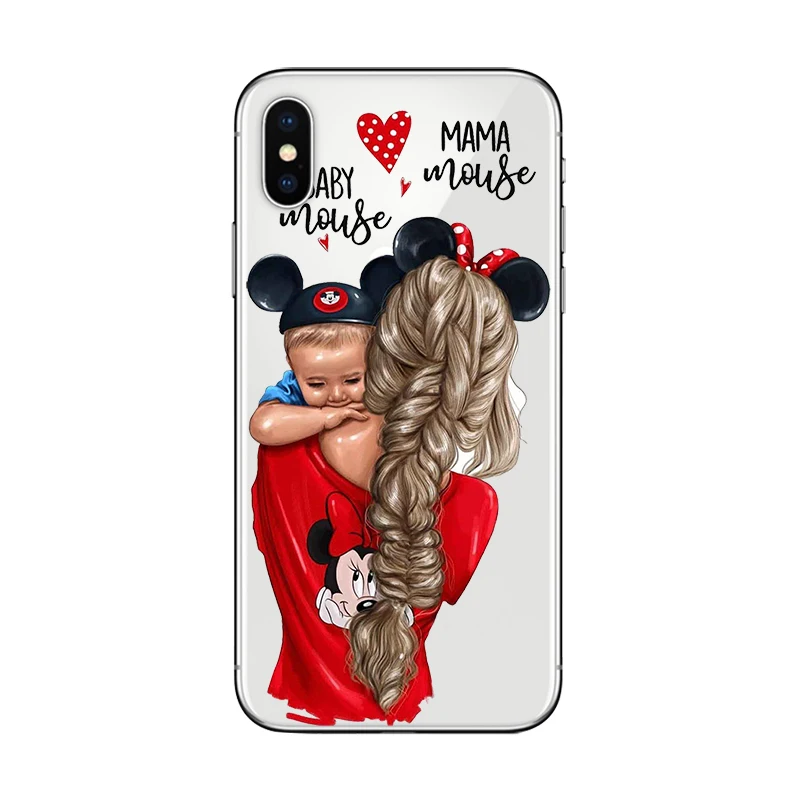 Чехол для телефона ciciber queen Super Mom Girls для iPhone 7 8 6 6s Plus X XR XS MAX 5 5S SE чехол для iPhone 11 Pro Max мягкий чехол из ТПУ - Цвет: Patterned 13