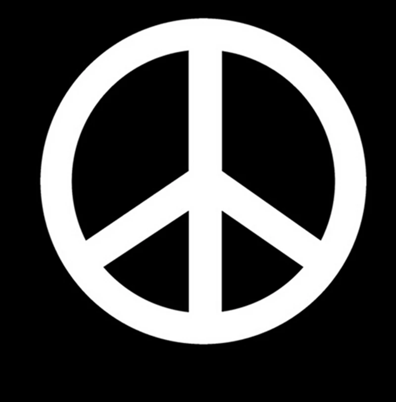 PEACE Decal Sticker Reflective Vinyl Decals and Stickers Perfect for