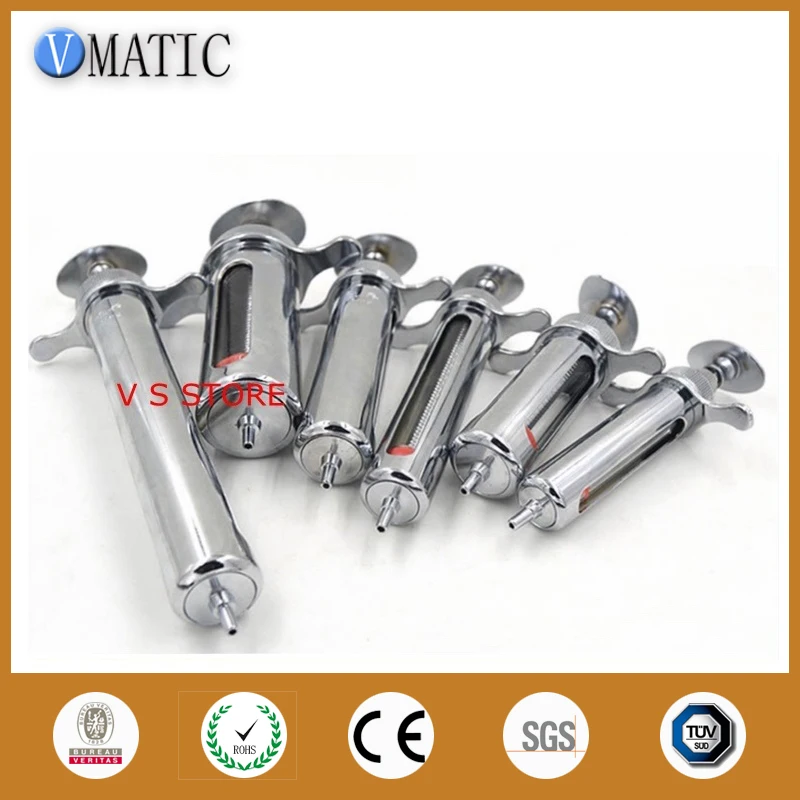 

Factory Price 30ml Stainless Steel Metal Syringe