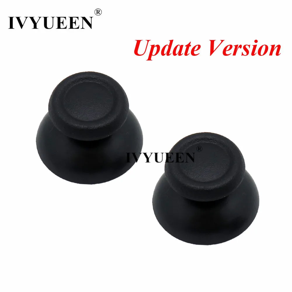 

IVYUEEN 100 PCS Black Gray Thumbsticks Cap For Dualshock 4 PS4 DS4 Pro Slim Controller Analog Thumb Stick Cover for PlayStation4