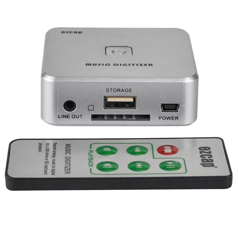 Newest EZCAP 241 Music Digitizer Converter Convert Analog music to mp3 format to USB Flash Drive / SD Card to MP3 Player / Phone