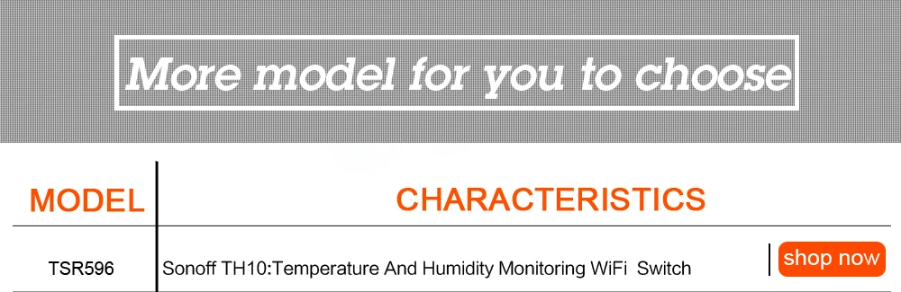 Itead Sonoff TH10 беспроводной wifi переключатель модули вспомогательный датчик температуры и влажности монитор для автоматизации умного дома 10A 2200W