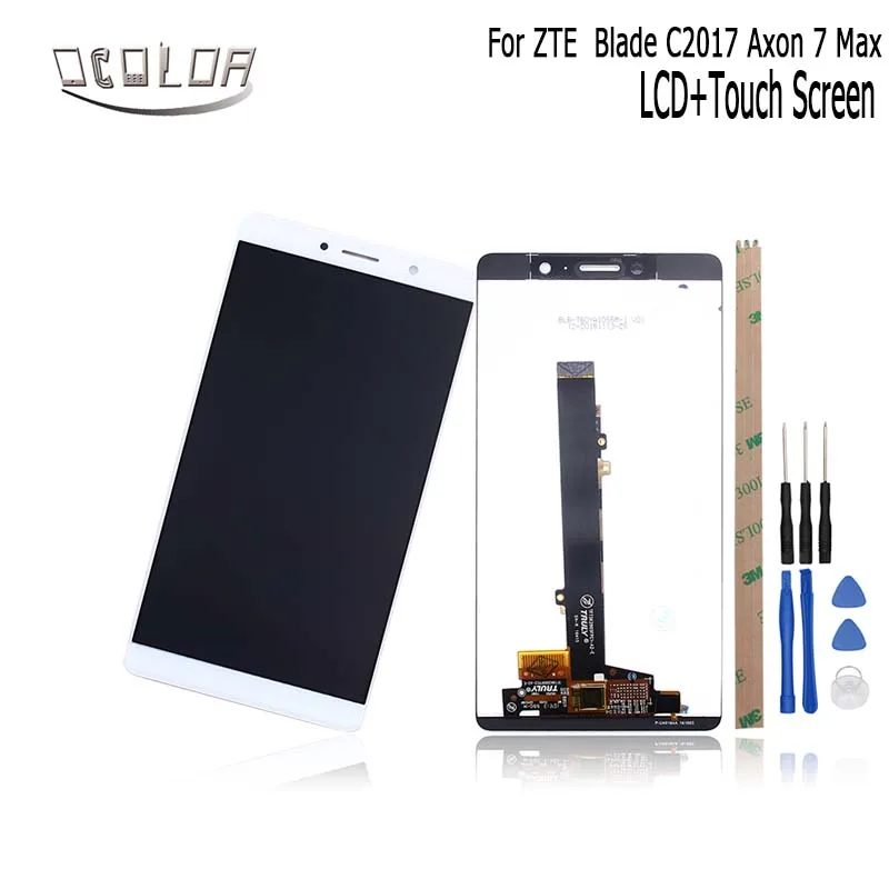 

ocolor For ZTE Blade C2017 Axon 7 Max LCD Display And Touch Screen 6.0 Inch +Tools And Adhesive For ZTE Blade C2017 Axon 7 Max