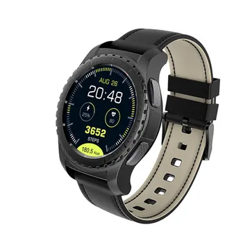 

New S3 Smart watch heart Rate Monitor pedometer Anti-lost Remote Camera Full Round Smartwatch Support 16GB TF for Android/IOS