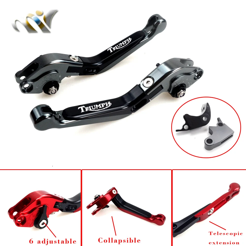 CNC Adjustable Folding Extendable Motorcycle Brake Clutch Levers For Triumph SPEED TRIPLE 1050 2011 2012 2013 2014 2015 8 Colors |