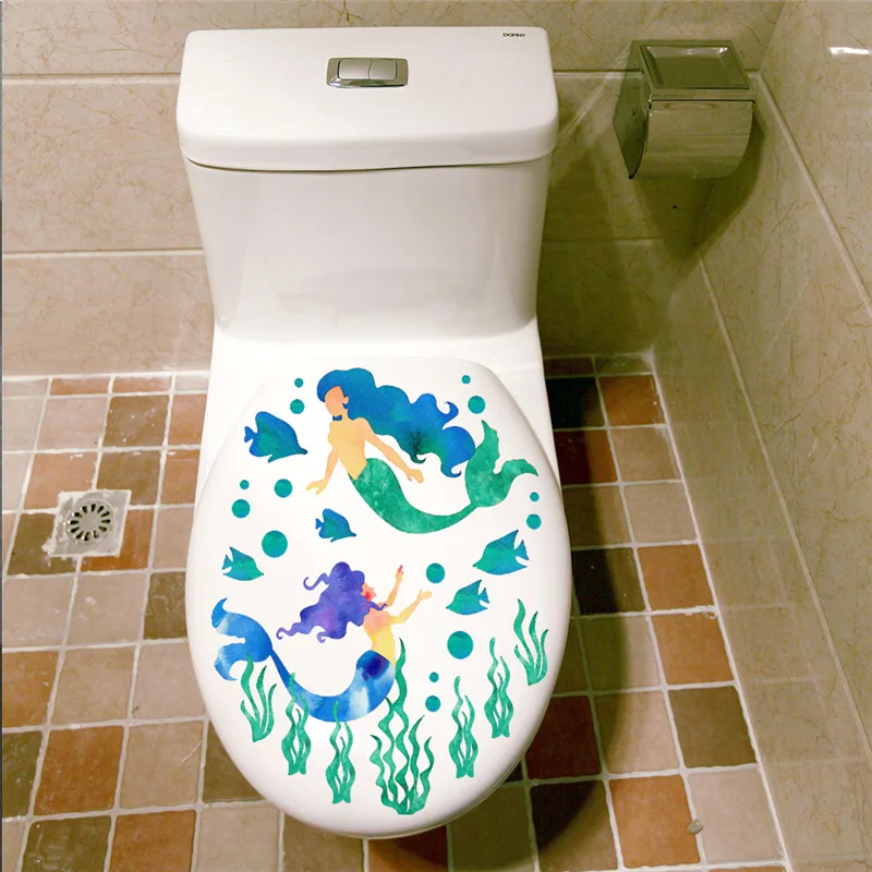 Sealife фотообои в виде рыбок и туалета украшение для дома подводный пейзаж сделай