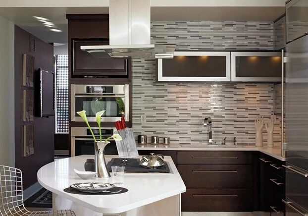 strip line de piedra de cristal moderno mosaico breve malla backsplash de la cocina azulejos - Azulejos De Cocina Modernos strip line de piedra de cristal moderno mosaico breve malla backsplash de la cocina azulejos - Azulejos De Cocina Modernos