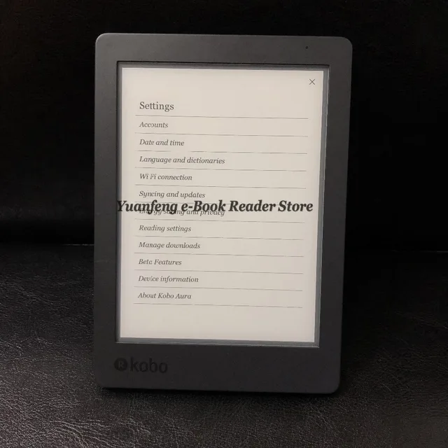 Kobo Aura (Exclusive Walmart eBooks Edition) - 6 Carta E Ink touchscreen,  customizable ComfortLight, Wi-Fi enabled 