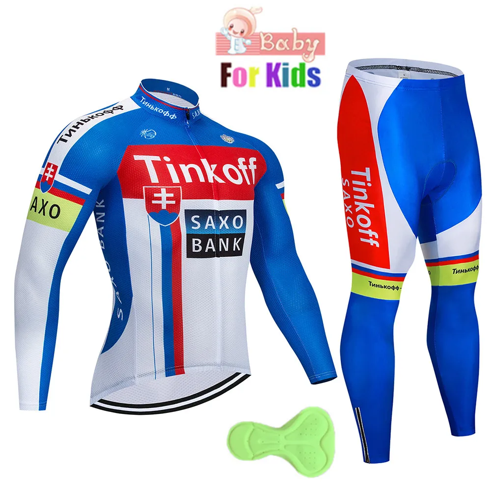 

2018 Children Ropa Ciclismo Kids Long Sleeve Cycling Jersey Set Autumn Breathable Boys Long Sleeve Bicycle Clothing Bike Clothes