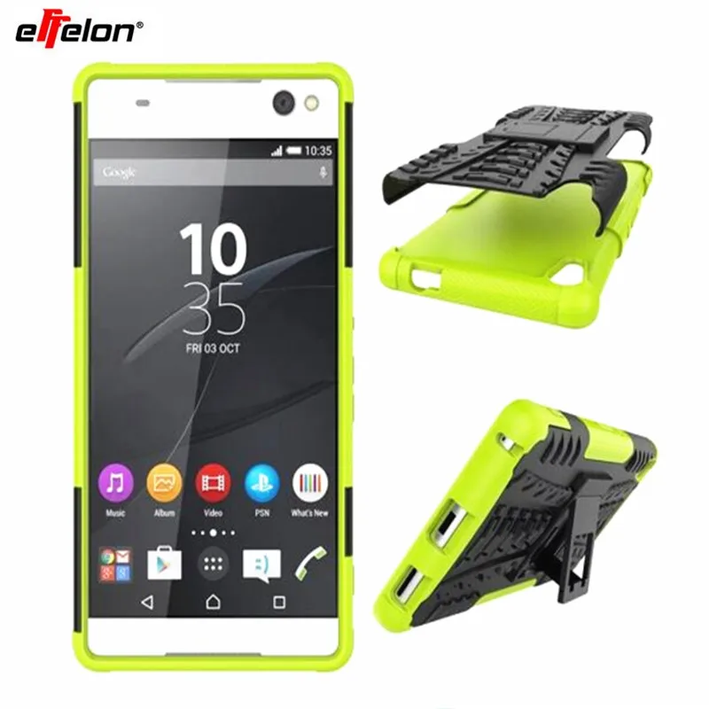 Effelon для Sony Xperia C6 XA Ультра чехол телефона 2в1 двухслойная подставка сверхпрочная