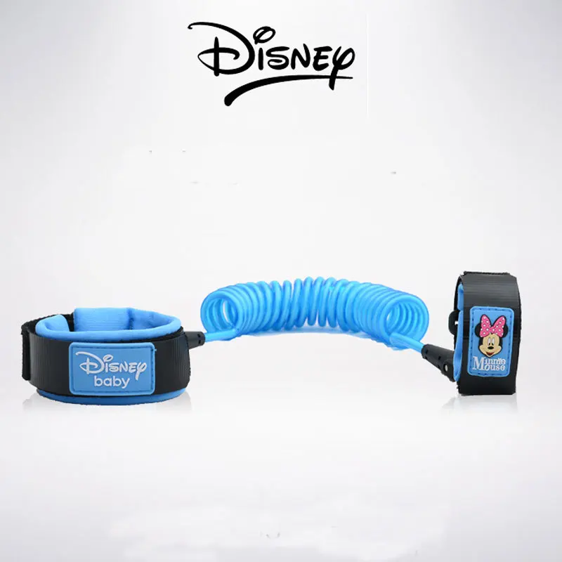 Disney анти-потерянная защелка безопасности браслет на запястье поводок жгут уличная прогулочная веревка ребенок веревка стальной ремень - Цвет: 2