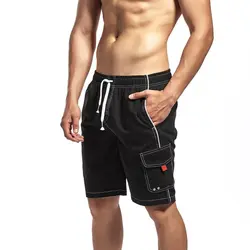Мужские пляжные шорты модные мужские шорты пляжные три брюки спортивные шорты купальники фитнес брюки мужские спортивные брюки