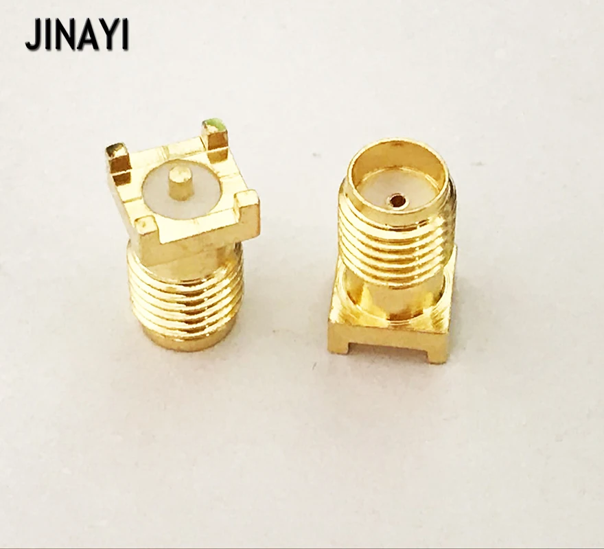 50pcs RF Coaxial Cable SMA Female PCB SMD Socket Patch seat Antenna