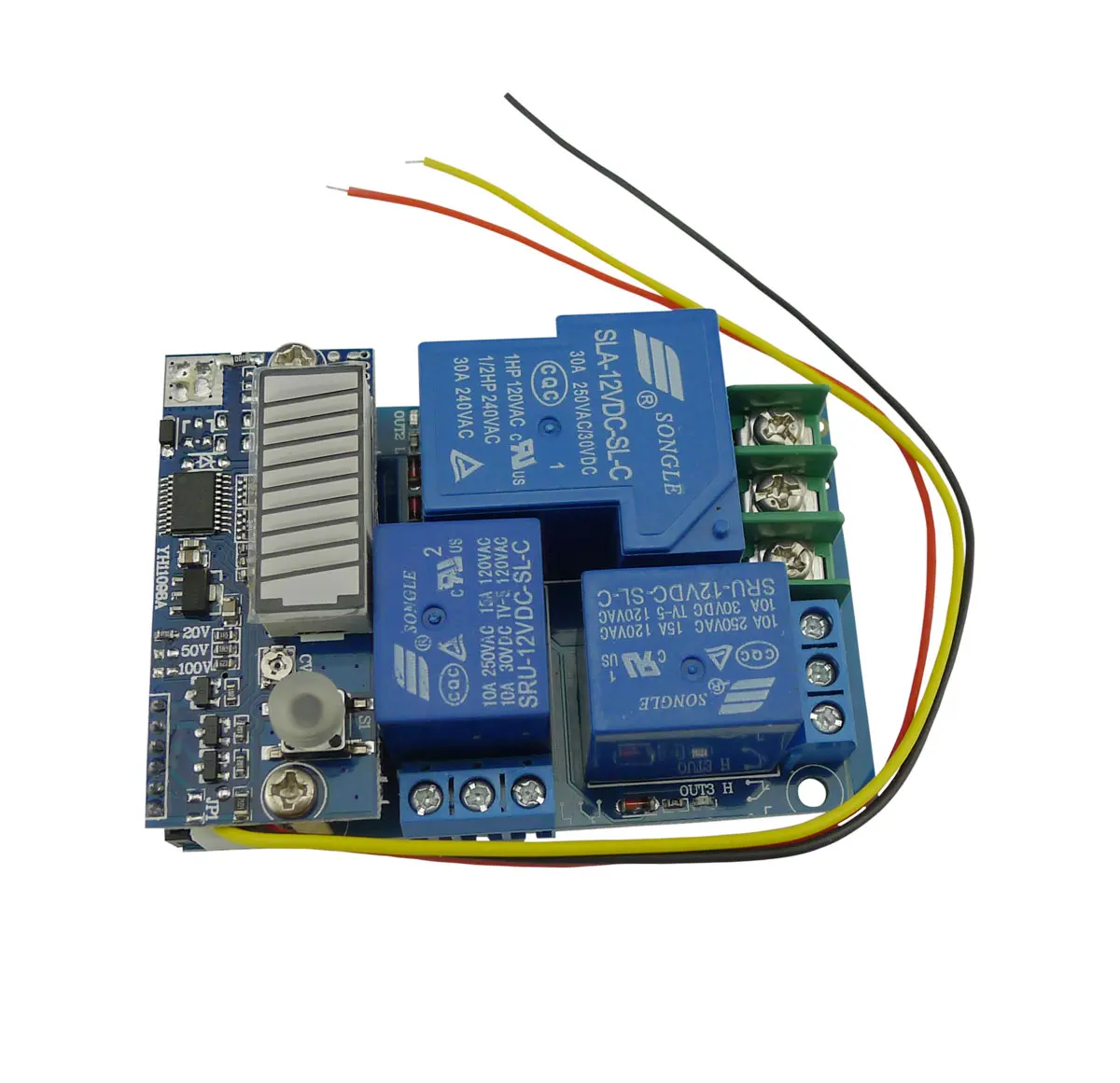 

Lithium Storage Battery Overcharge Overdischarge Protection Relay Module Charging and Discharge Control Electric Indicator