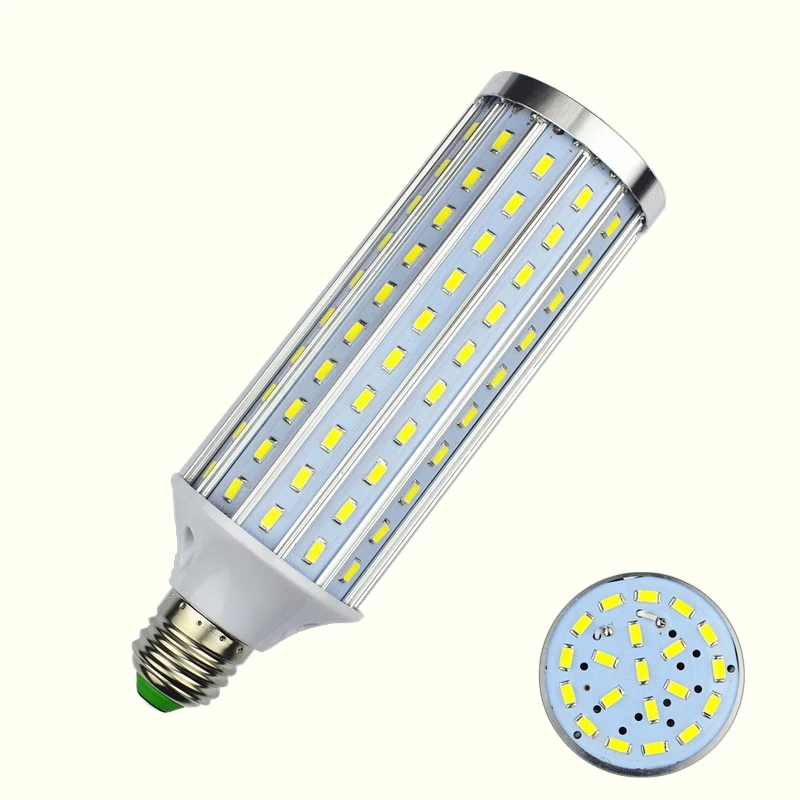 Супер яркий светодиодный свет кукурузы E27 E14 B22 E40 SMD 5630 85 265 V 42 60 72 Вт/90 108 140 160 210 s