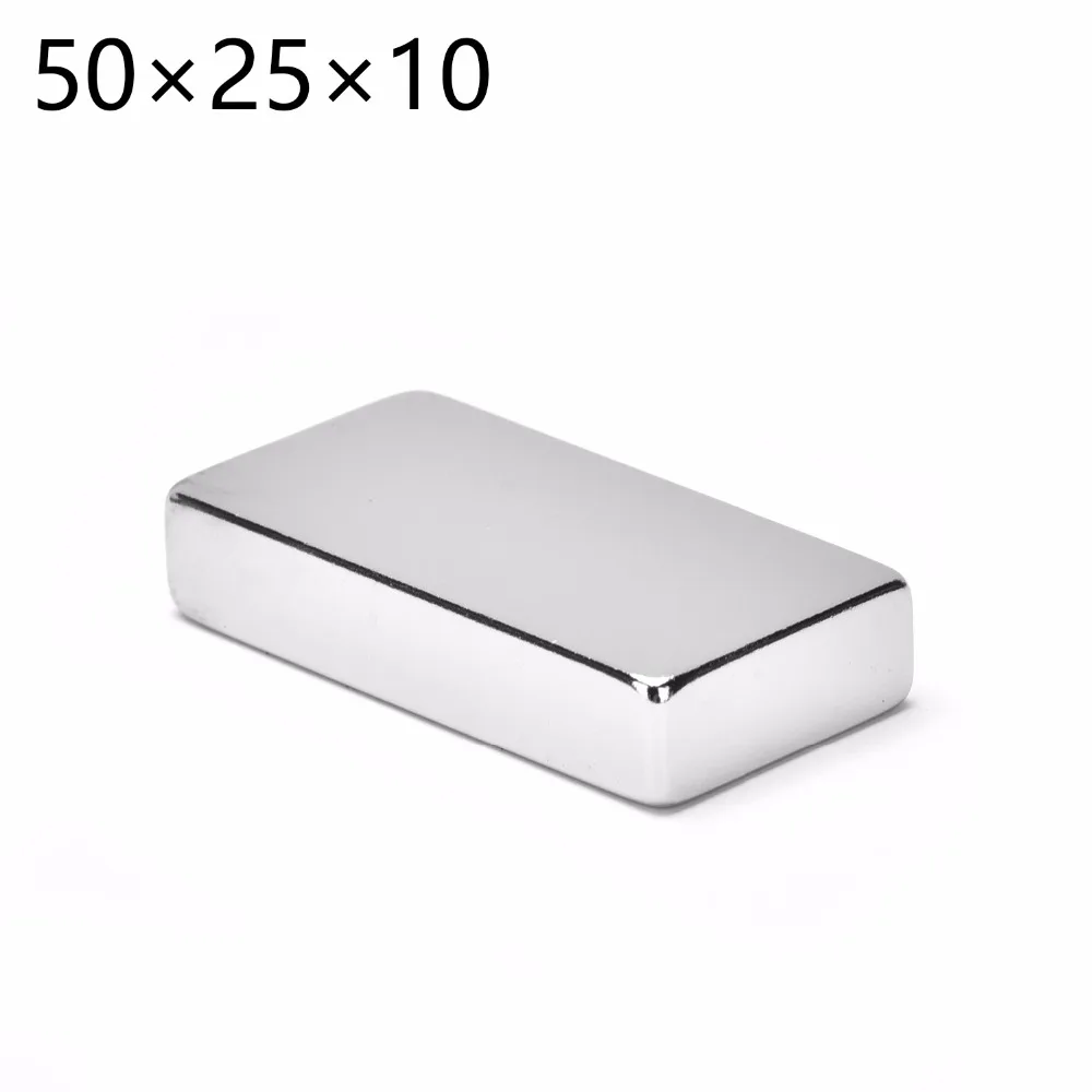 10x Strong Neodymium 25mm x 8mm x 2mm Cuboid Magnet Rare Earth Neo Block magnets 