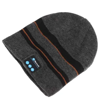 

Bluetooth Music Soft Warm Beanie Hat Cap with Stereo Headphone Headset Speaker Wireless Mic Hands-free for Men Women Gift
