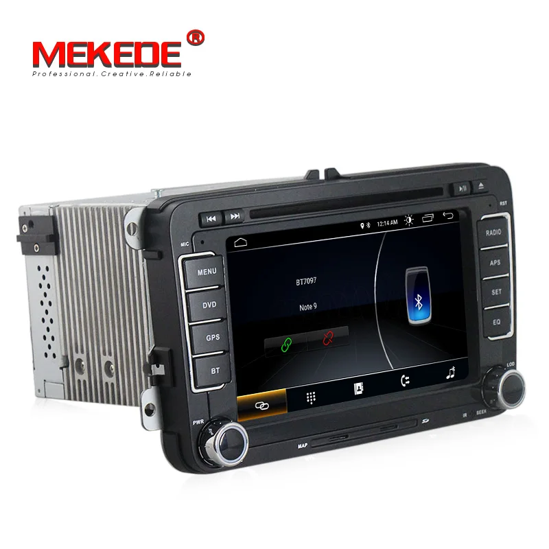 Perfect Android 9 Car DVD GPS Navigation 1024*600 Quad Core for VW Volkswagen Skoda POLO GOLF 5 6 PASSAT JETTA TIGUAN TOURAN Caddy 5