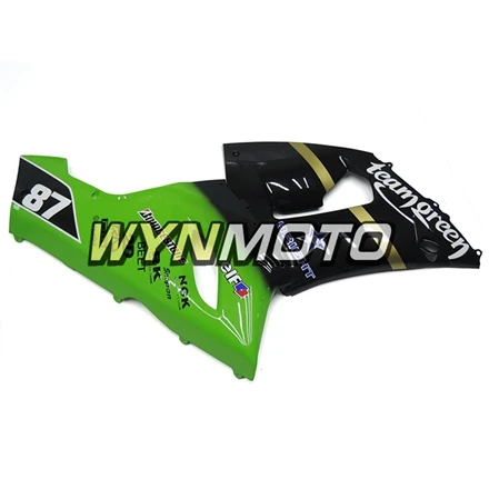 Полный ABS инъекции Обтекатели для Kawasaki ZX-6R ZX6R 636 2005 2006 мотоцикл капоты черный зеленый Наборы тела