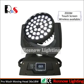 

2pcs(Cartons) RGBAW 5 in 1 36x15W ZOOM Moving head LED free shipping