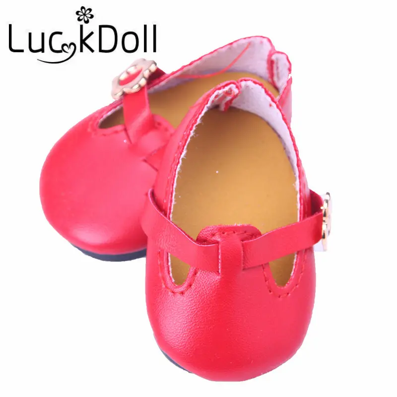 LUCKDOLL/однотонная Симпатичная модная обувь, 18 дюймов, американские и 43 см, Детские аксессуары для кукол, игрушки для девочек, поколение, подарок - Цвет: N739