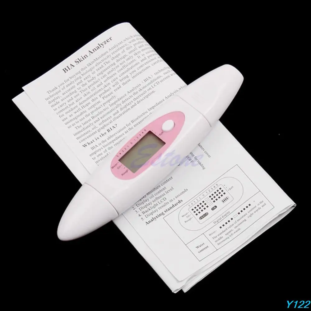 

Digital Skin Analyzer Moisture Water Soft Oil Rough Tester Beauty Tool Care Spa-122