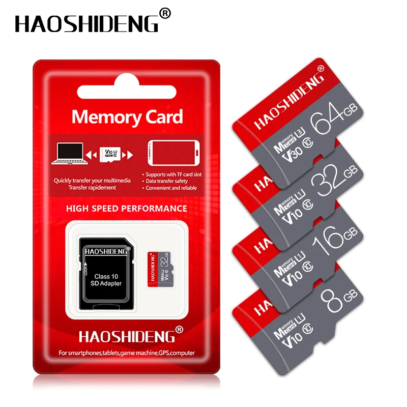 Лучшее качество горячая Распродажа Micro SD карты памяти 64 GB 32 GB 16 GB 8 GB class10 TF карты памяти Micro SD с адаптером карты памяти высокая скорость карты