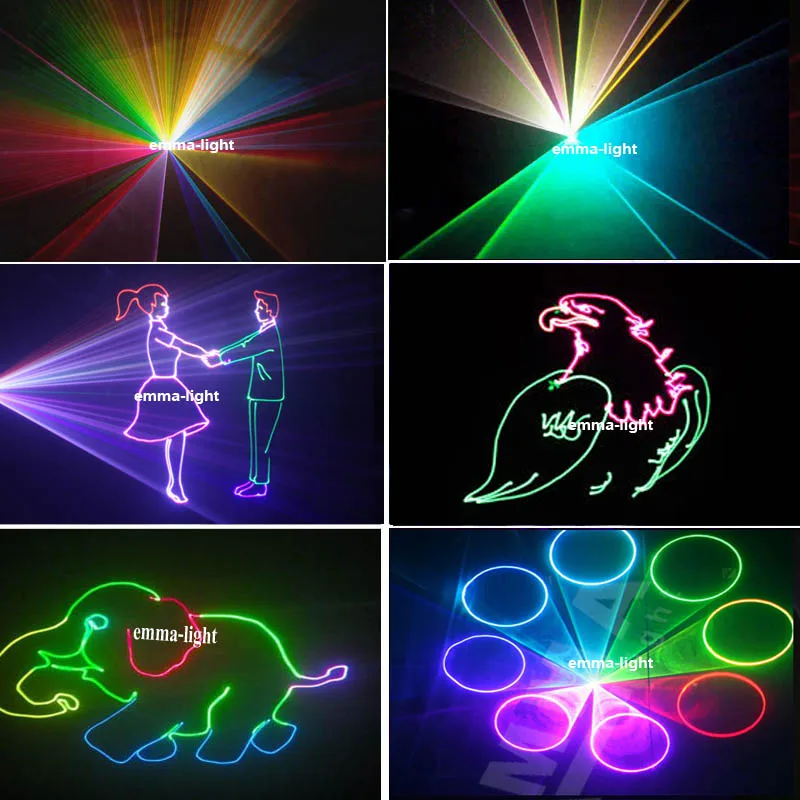 1200 мвт 1 2 вт RGB ilda dmx анимационный лазер 2D + 3D смена SD карта сценическое