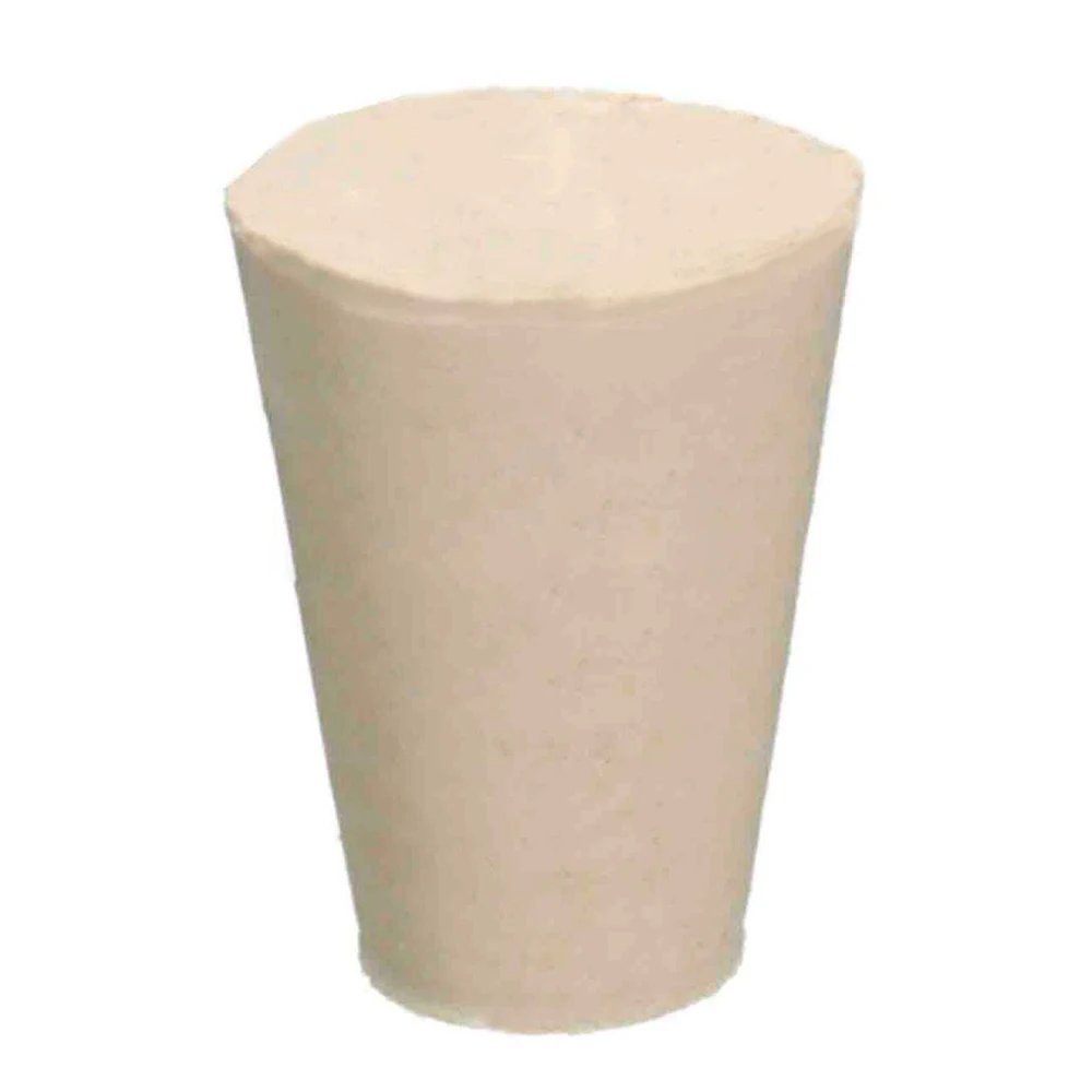 

New Rubber Stopper Bungs Laboratory Solid Hole Stop Push-In Sealing Plug 2# 15*20mm