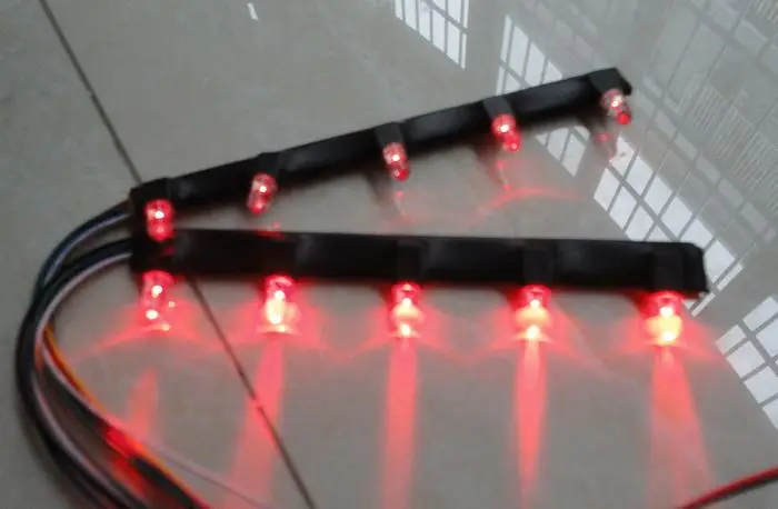 Ewellsold Led chassis light set for 1/10 1/8 RC car RC truck -in Parts