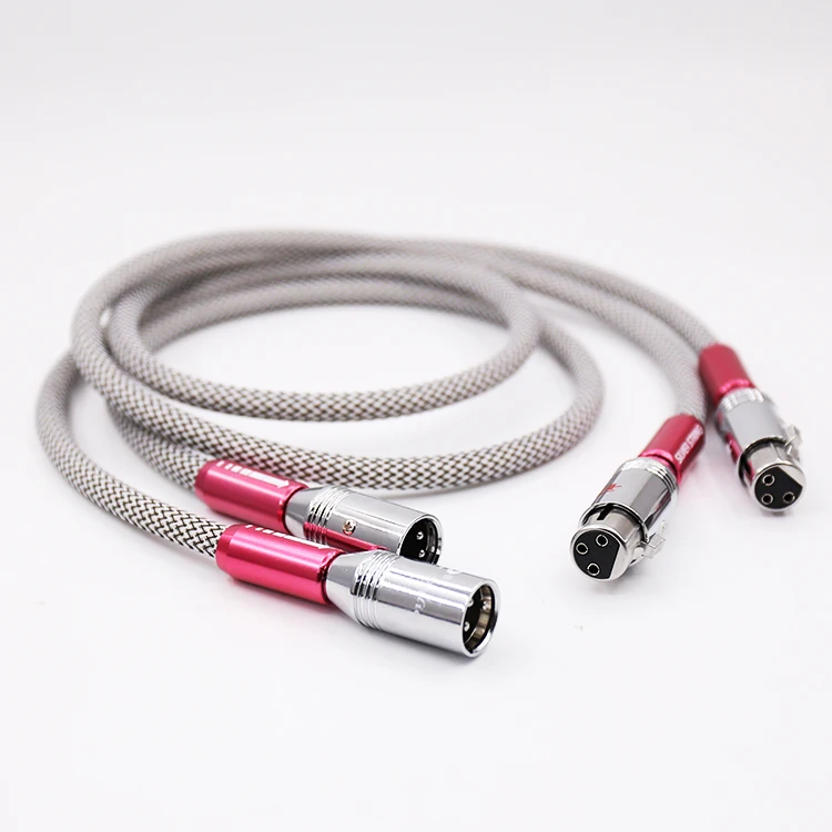 Hifi аудио посеребренный hifi XLR кабель xlr видео кабель|cable extension|rca to 2 rcarca cable extension |