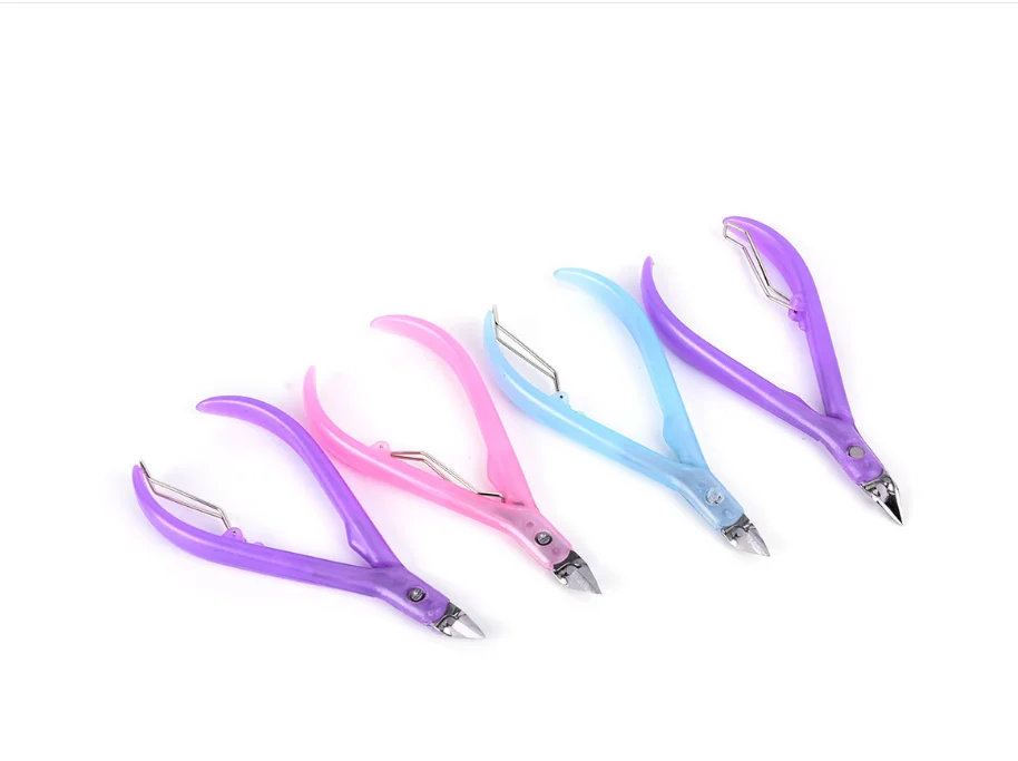

Fingernail Toenail Cuticle Nipper Trimming Stainless Steel Nail Clipper Cutter Cuticle Scissor Plier Manicure Tool