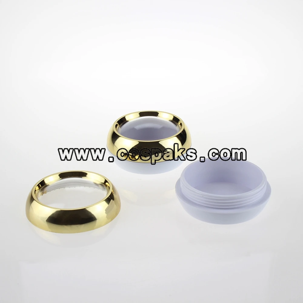 

50 шт. 45 мл новый пустой контейнер для пудры, 45 г золотые контейнеры для косметических средств с крышками, 45 г косметические контейнеры оптом