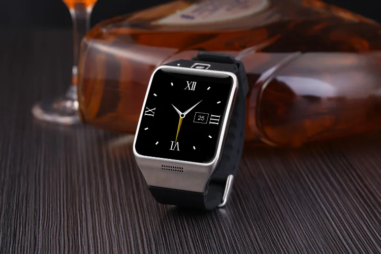 Умные часы LG128, Bluetooth, Смарт-часы для Android, IOS, Поддержка NFC, SIM, TF карта, SMS, FM, 0,3 м, камера, MP3, T30, PK, DZ09, для xiao mi - Цвет: silver wiht 8G