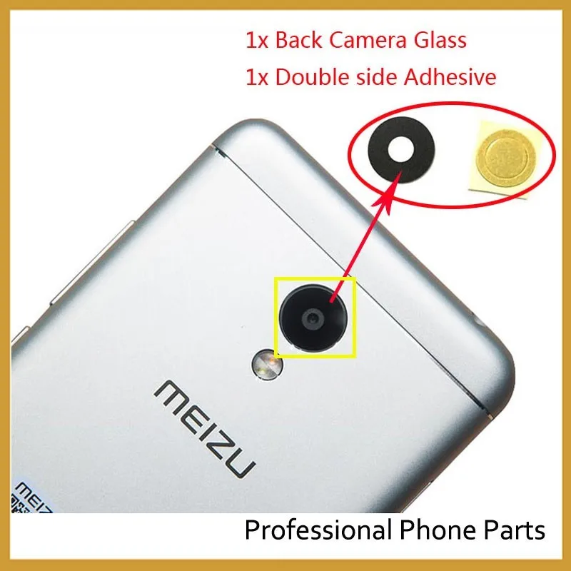 Новое стекло для камеры для MEIZU MX4 MX5 Pro6 M2 mini M3s M5 M5s M6 Note 16th M6t камера Стекло Объектив Корпус Запчасти Замена
