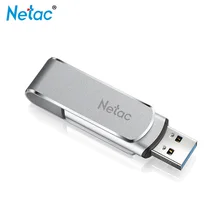 Netac USB3.0 USB флеш-накопитель 16 ГБ 32 ГБ 64 ГБ 128 ГБ флеш-накопитель usb 3,0 флеш-накопитель Usb флешка с фонариком светодиодный напоминание