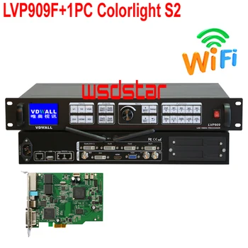

VDWALL LVP909F+1PC S2 LED HD Video Processor Inputs: SDI/DVI/VGA/HDMI/V1/V2 Outputs: 4*DVI 3840*2400 LVP909F Hot sales