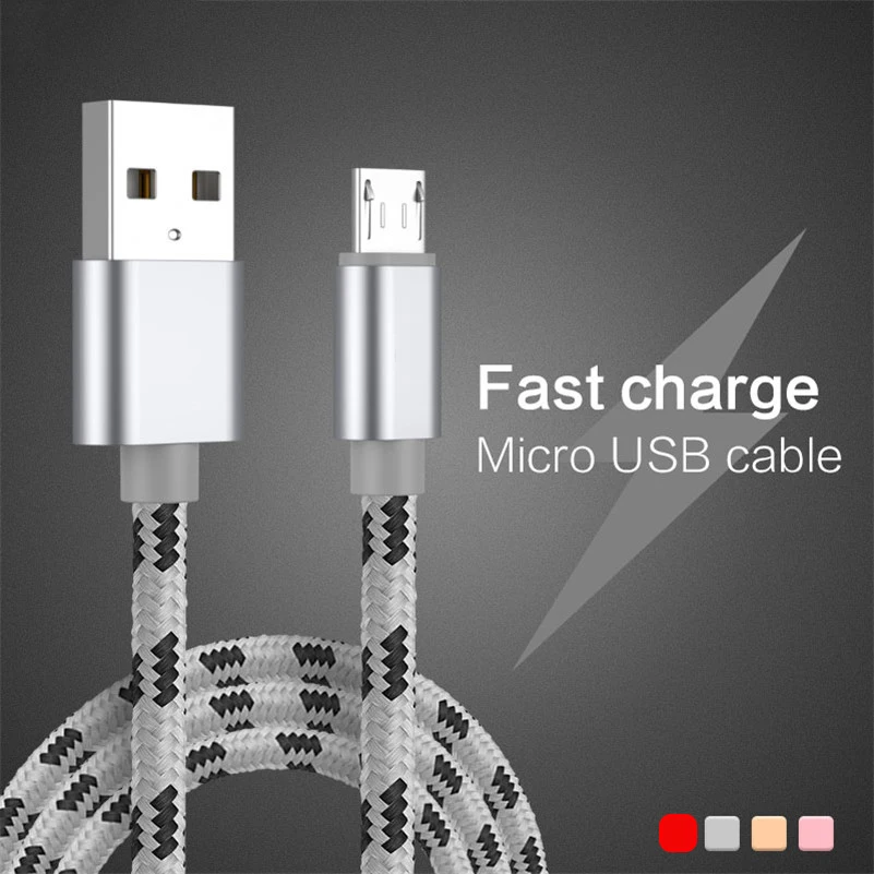 

Fast Charging Cable For Huawei P20 Lite Pro Micro USB Type C Charger For Samsung S9 S8 S10 Plus For iPhone X 8 7 6s Plus XR XS