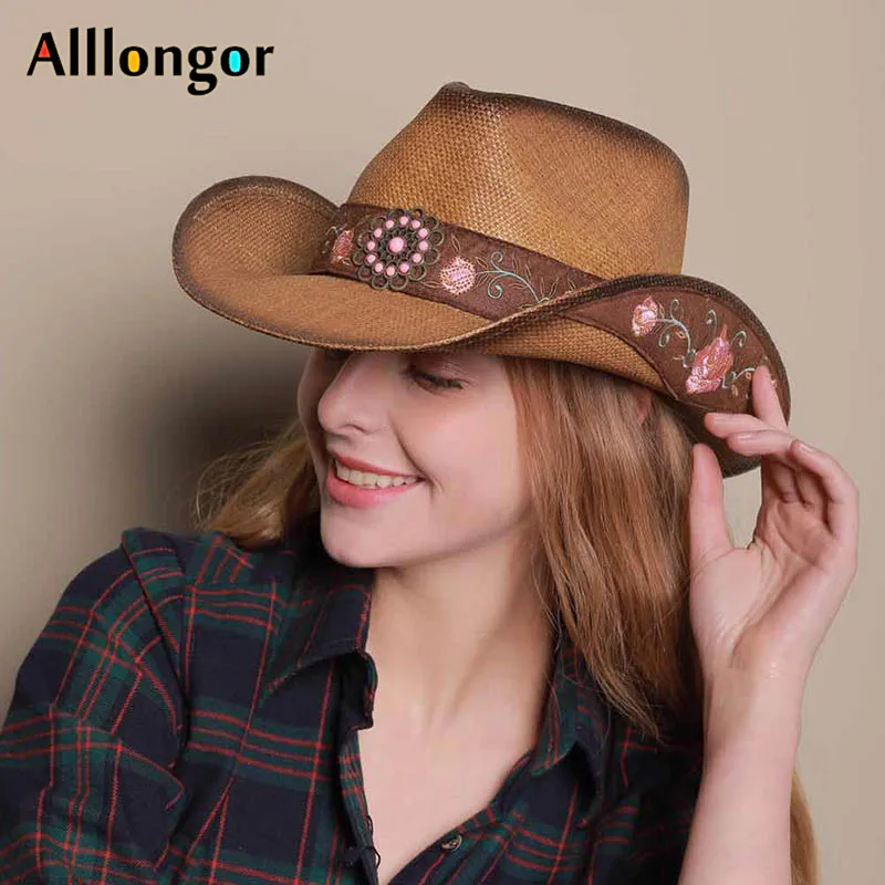 western straw cowboy hats