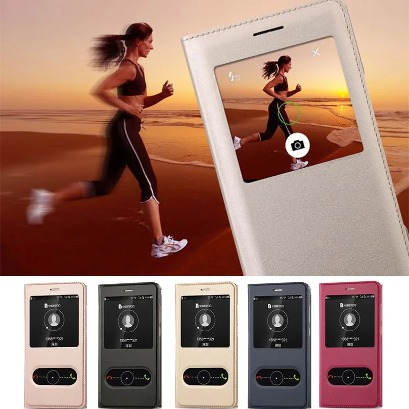 

Smart View Flip Xiaomi Redmi Note 5a Case Leather Case for Xiaomi Redmi 5a Redmi 5 plus phone Case Cover