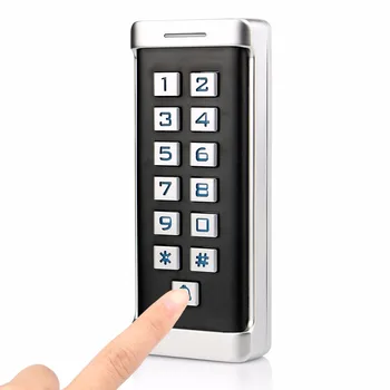 

Waterproof IP68 Metal Case Access Control RFID ID Keypad Single Door Stand-alone Access Control & Wiegand 26 bit I/O F1419D