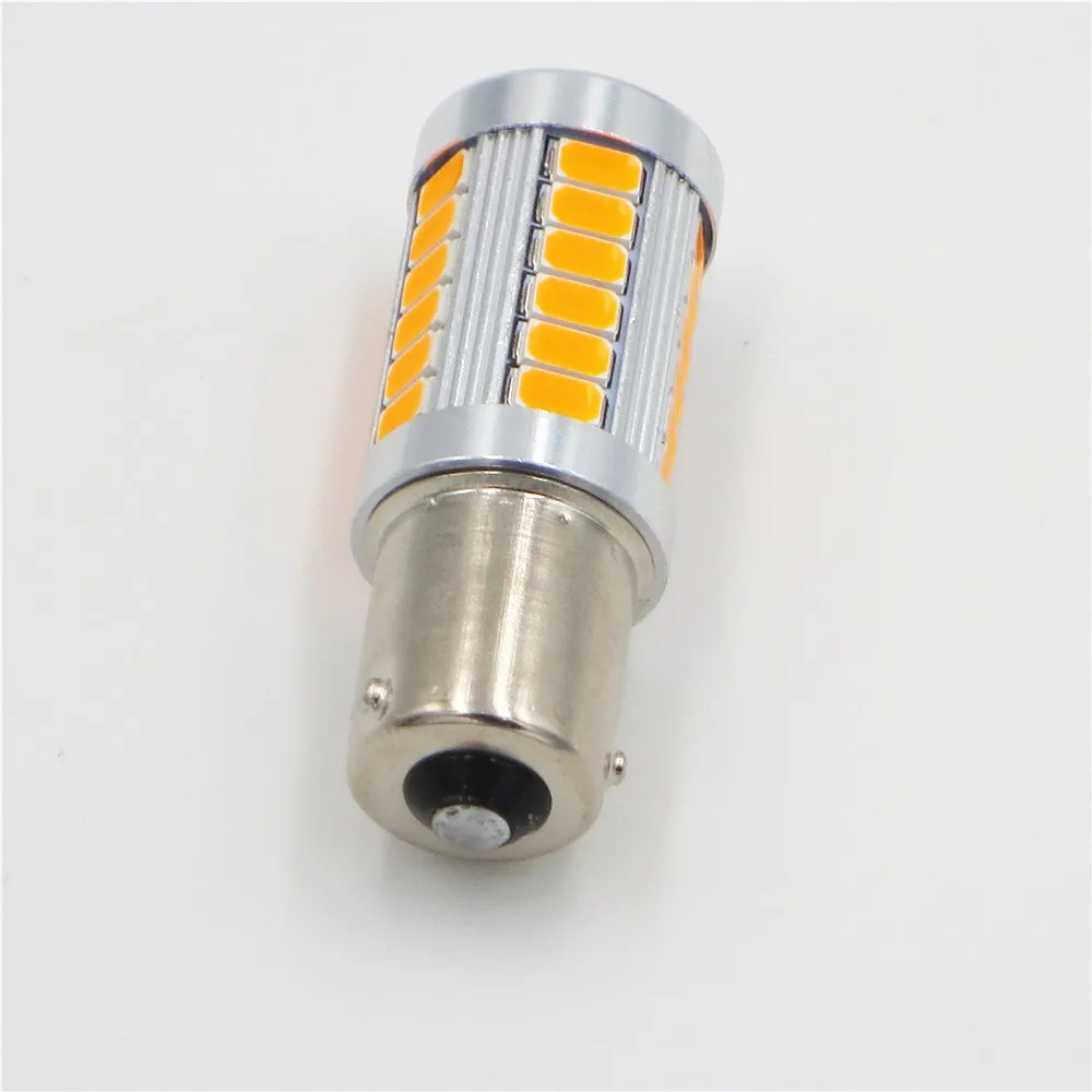 5630 33 SMD 33SMD светодиодный автомобильный стоп сигнал задний фонарь лампа 1156 желтая