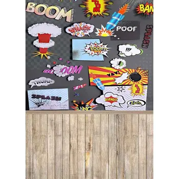 

LIFE MAGIC BOX Children Photography Backdrops Vinyl Flooring Kids Wood Floor Tablecloth Backgrounds