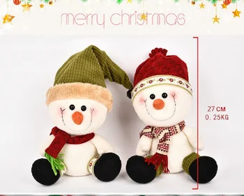 

1 Pcs Hot Sale Santa Claus Snowman Reindeer Doll Christmas Decoration Xmas Tree Hanging Ornaments Pendant Best Gift