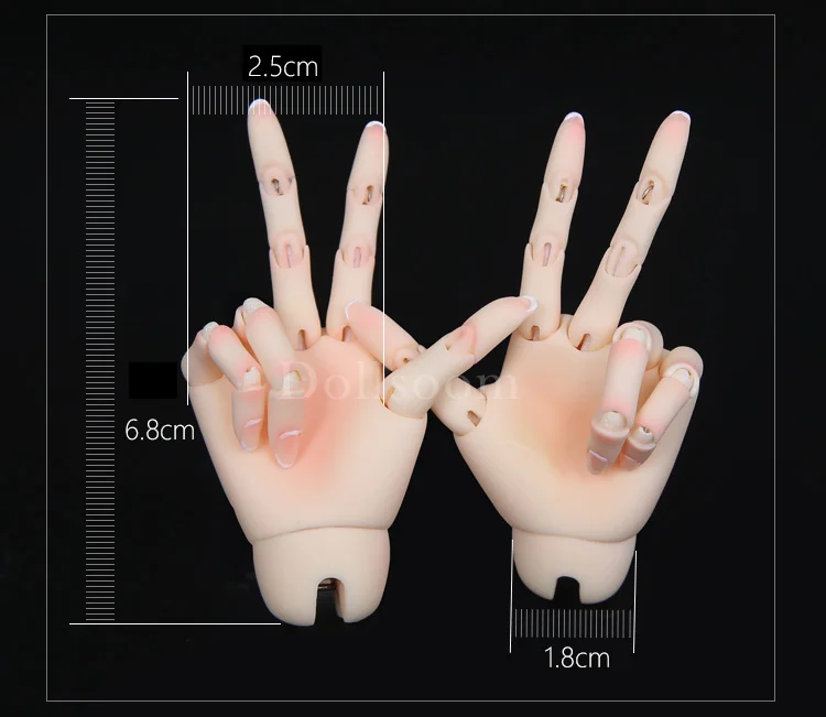 Bjd шарнирные руки подходит для 1/3 или 1/4 bjd кукла мальчик и девочка тело IOS IP ID72 R72 Sd17 DS SD Feeple
