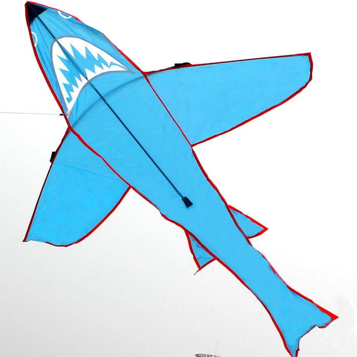 Free Shipping Outdoor Fun Sport 2015 Hot sale Shark Kite send handle
