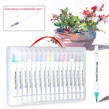 Комикс ручная роспись мягкая кисть художественные маркеры Акварельная Кисть ручка мягкая голова Маркер ручки для рисования художественные принадлежности