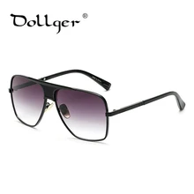 Dollger Винтаж солнцезащитные очки Для мужчин Элитный бренд UV400 негабаритные солнцезащитные очки Для женщин Брендовая Дизайнерская обувь Gafas De Sol Hombre S1218